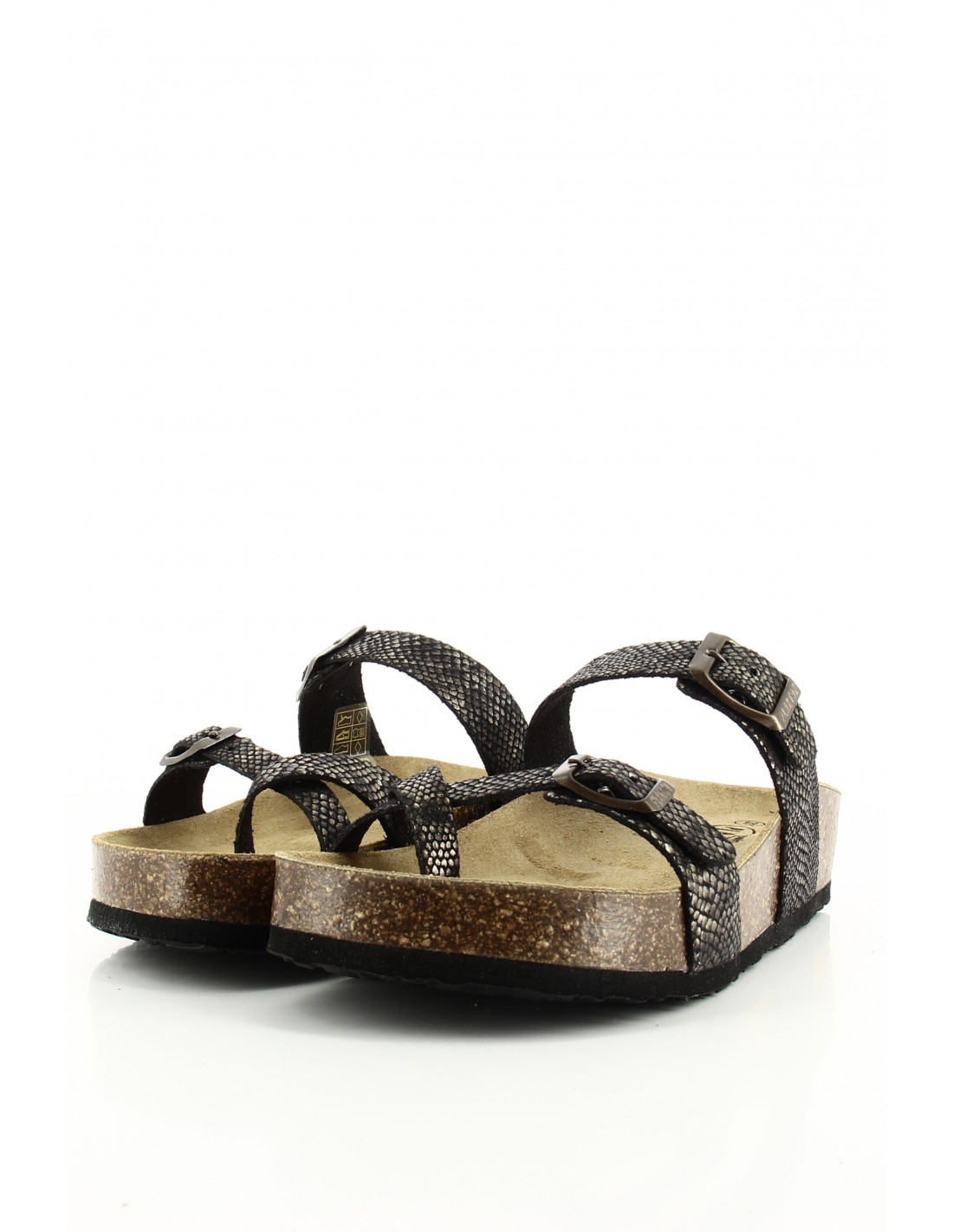 plakton Mules Femme Cp Bombay Serpent