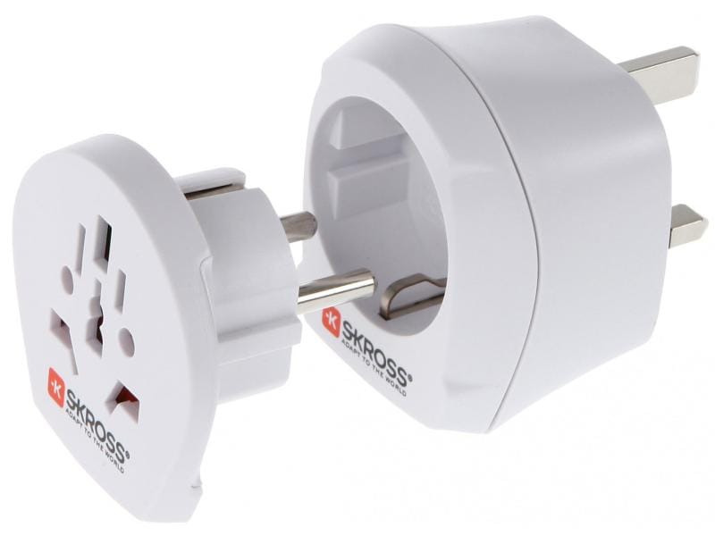 SKROSS Reiseadapter Combo World – UK 2 in 1 Lösung