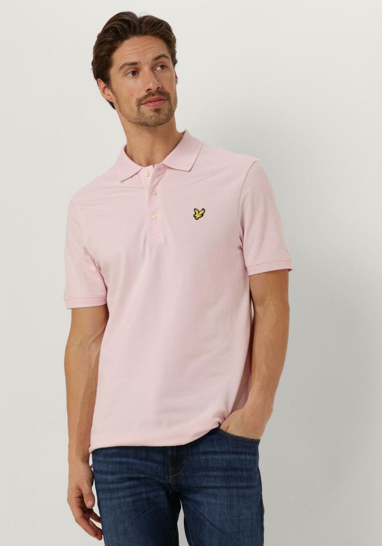 LYLE & SCOTT lichtroze lyle & scott polo plain polo
