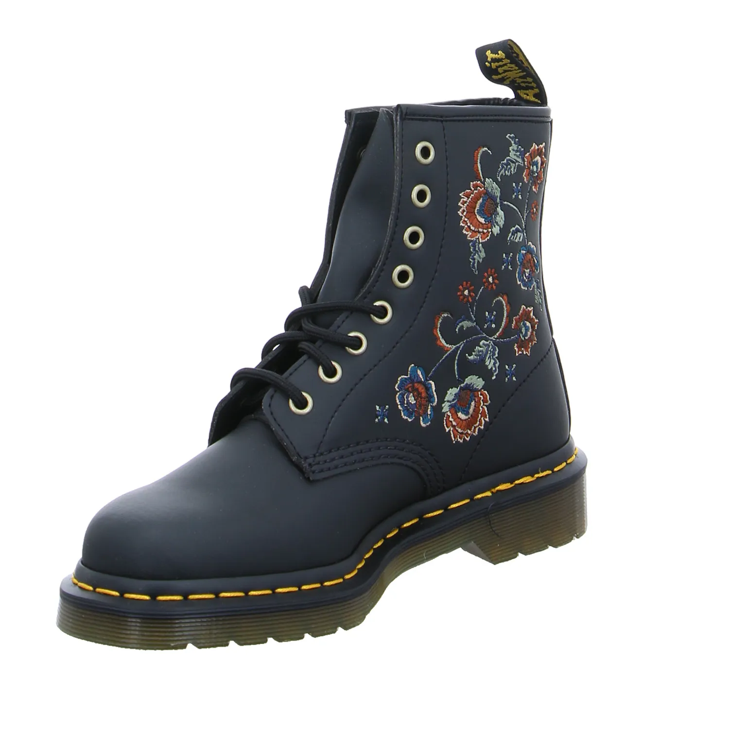 DR. MARTENS Boot Schwarz Lederimitat