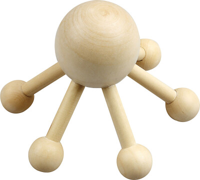 Massage-Edderkop - H 10 CM - B 13 CM - 1 Stk