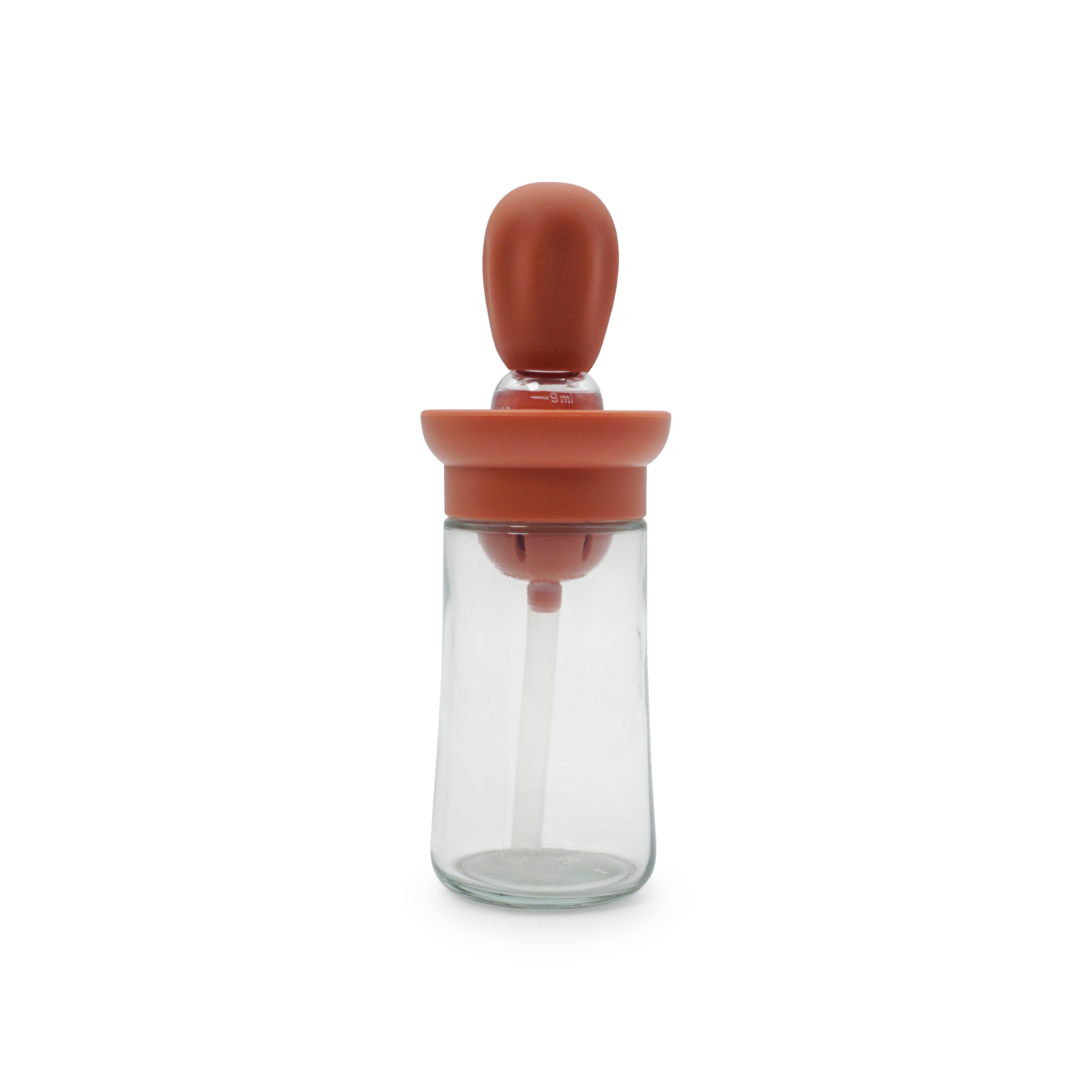 (180ml) 2in1 Öl Spender Flasche mit Silikon Dosier Pinsel Olivenöl Behälter zum Kochen / Backen