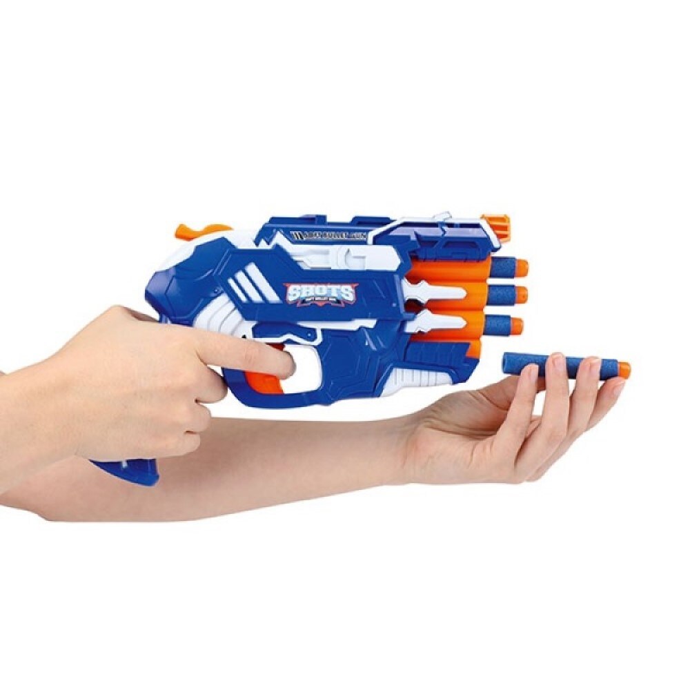 Foam Strrikex Pistole 4 Shot und 5 Schaumkugeln