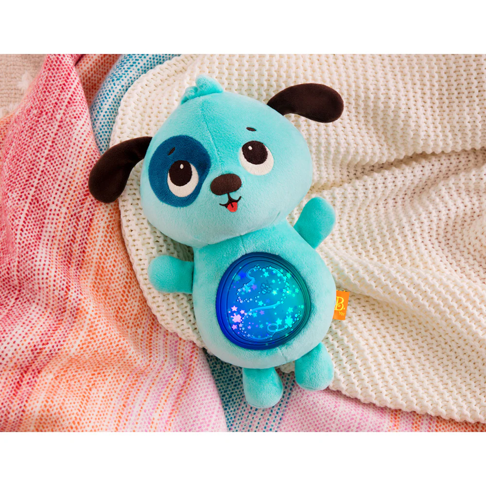 B.TOYS B. Twinkle Tummies - Hund mit Licht und Sound