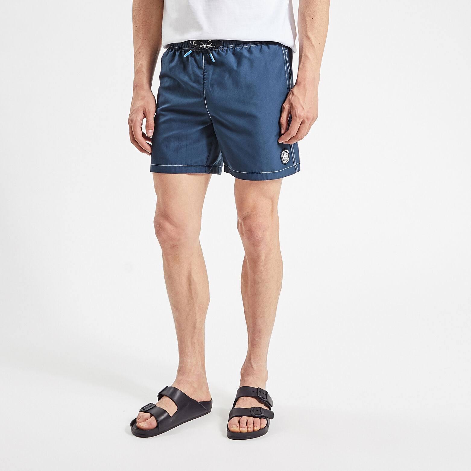 Maillot de bain uni Bleu foncé