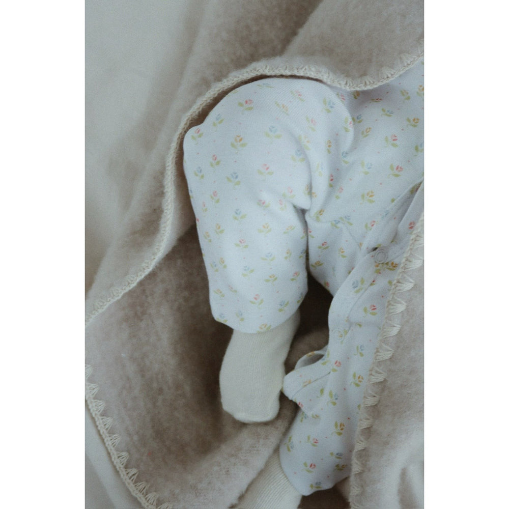 Køb Konges Sløjd Fanga Fontana Oatmeal Melange Erba Uld Fleece Baby Tæppe