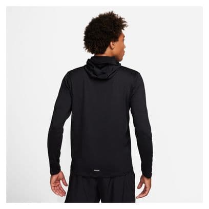 Haut Thermique à capuche Nike Dri-Fit UV Element Noir