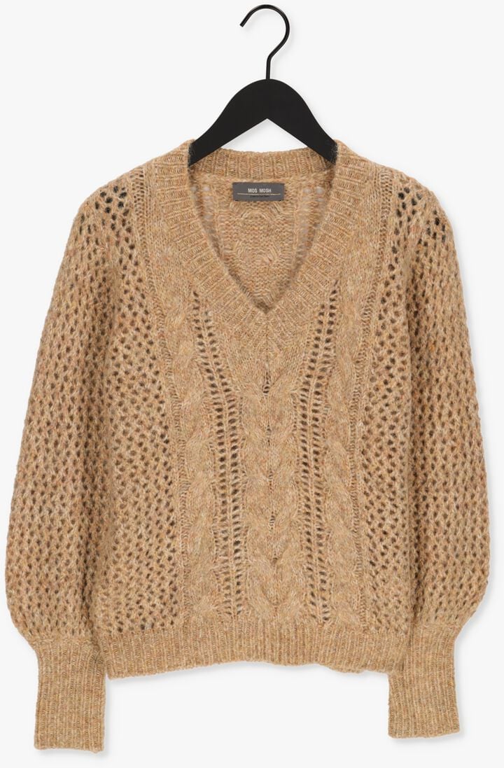 MOS MOSH camel mos mosh trui imma v-neck knit