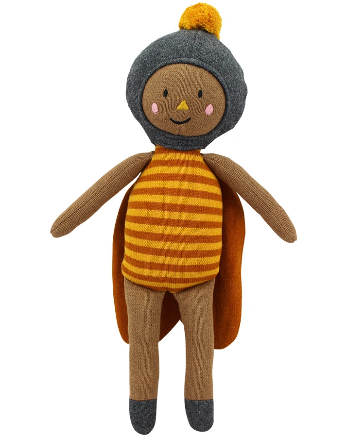 Stoffpuppe BIENE BERTA (30cm) in bunt