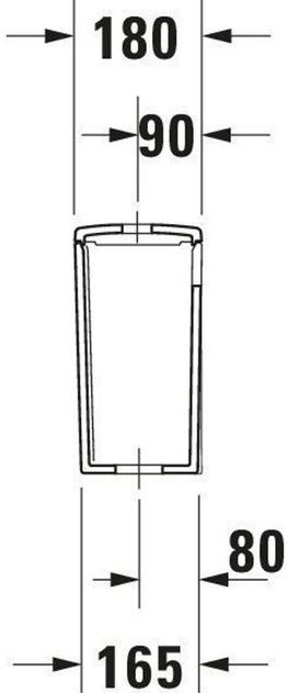 Duravit - ME by Starck - Duoblokreservoir - Wit - Wondergliss - 6L Dualflush