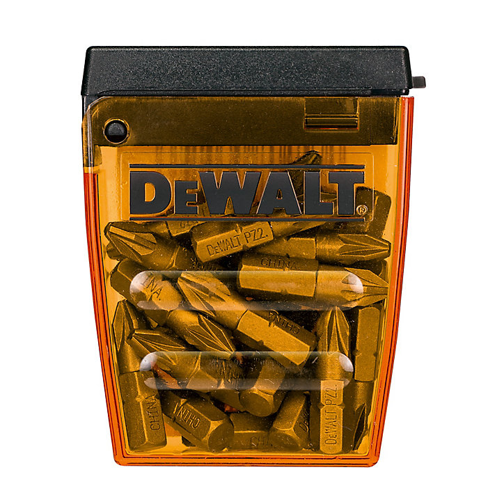 Coffret embouts de vissage PZ2 25 mm DeWalt Extreme, 25 pièces