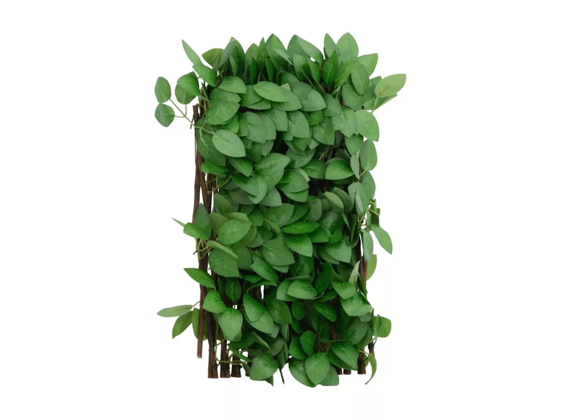 ?Treillis de lierre artificiel extensible 5 pcs vert 180x30 cm