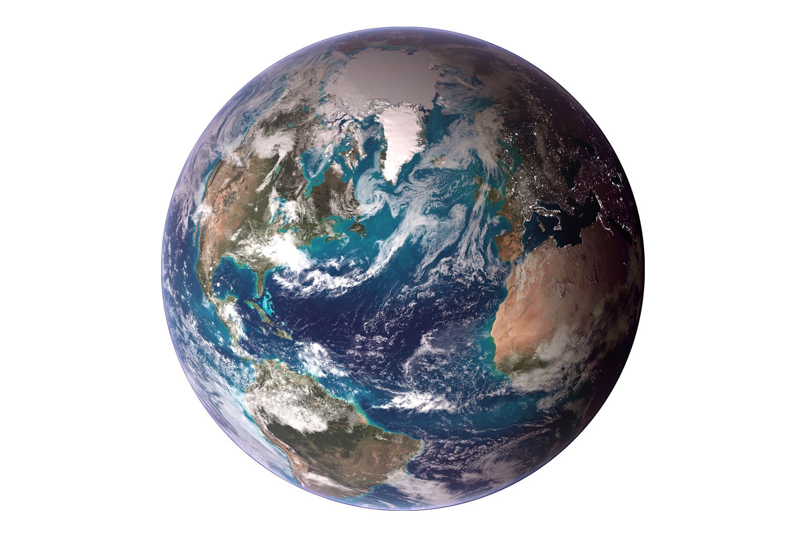 Blue marble Ø110 cm