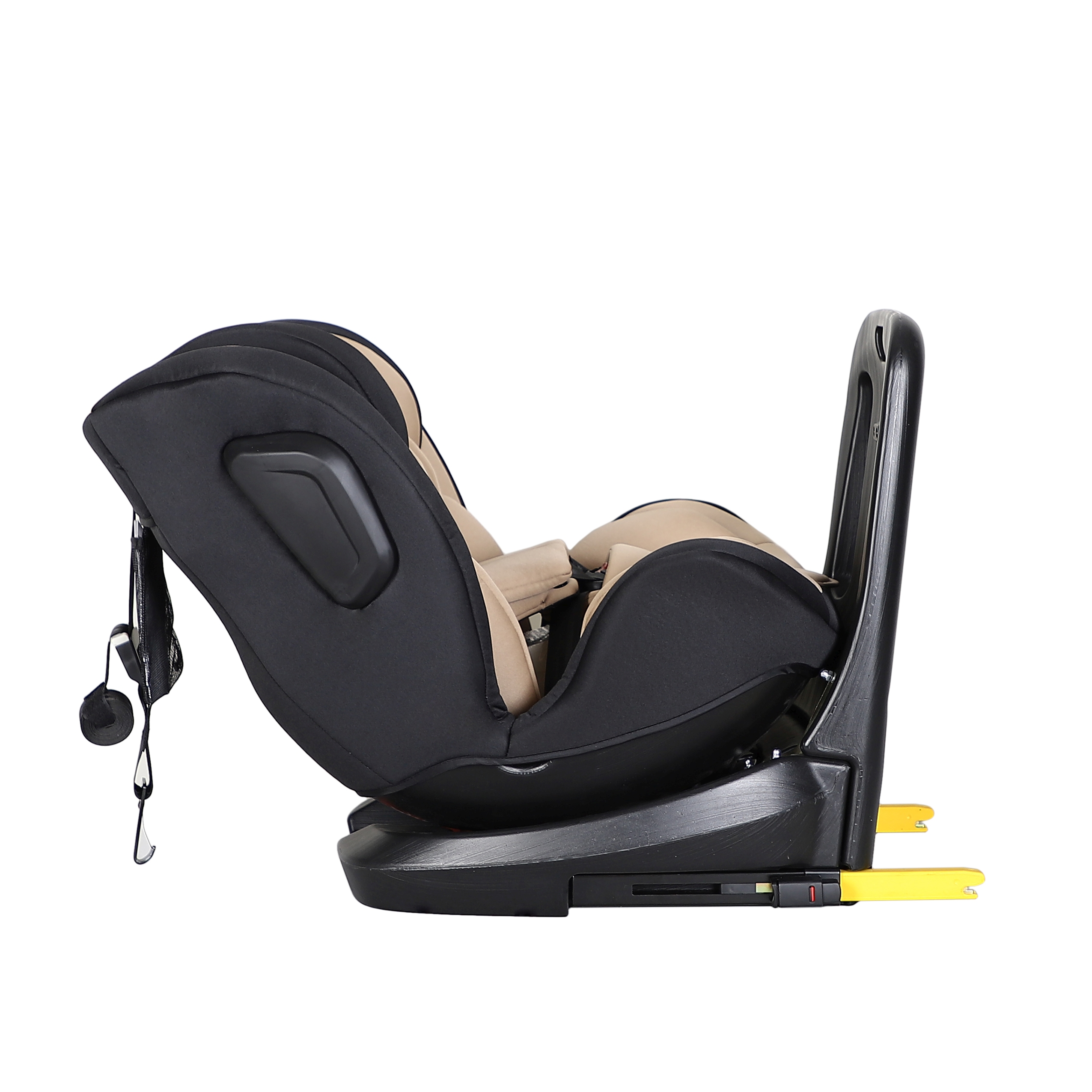 Kindersitz Auto 360° drehbar schwarz/beige