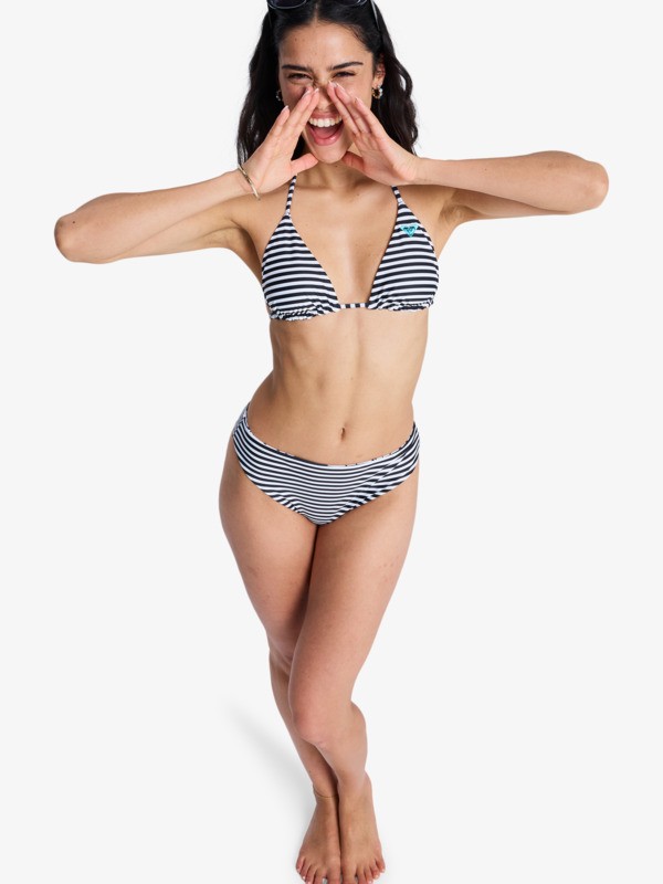 Summer Surf RV Moderate Bas de bikini réversible Noir Femme