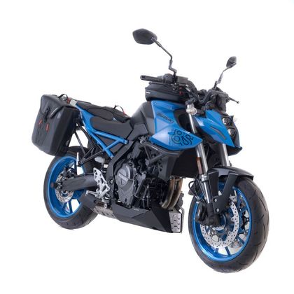 Sacoches cavalières SW-MOTECH SysBag WP M/M (17-23 litres x 2) complet avec support - Noir