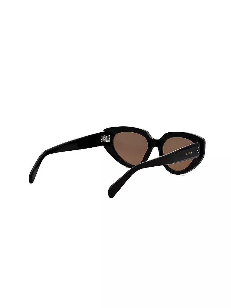 CELINE CELINE 3 Dots schwarze Cat Eye Sonnenbrille schwarz