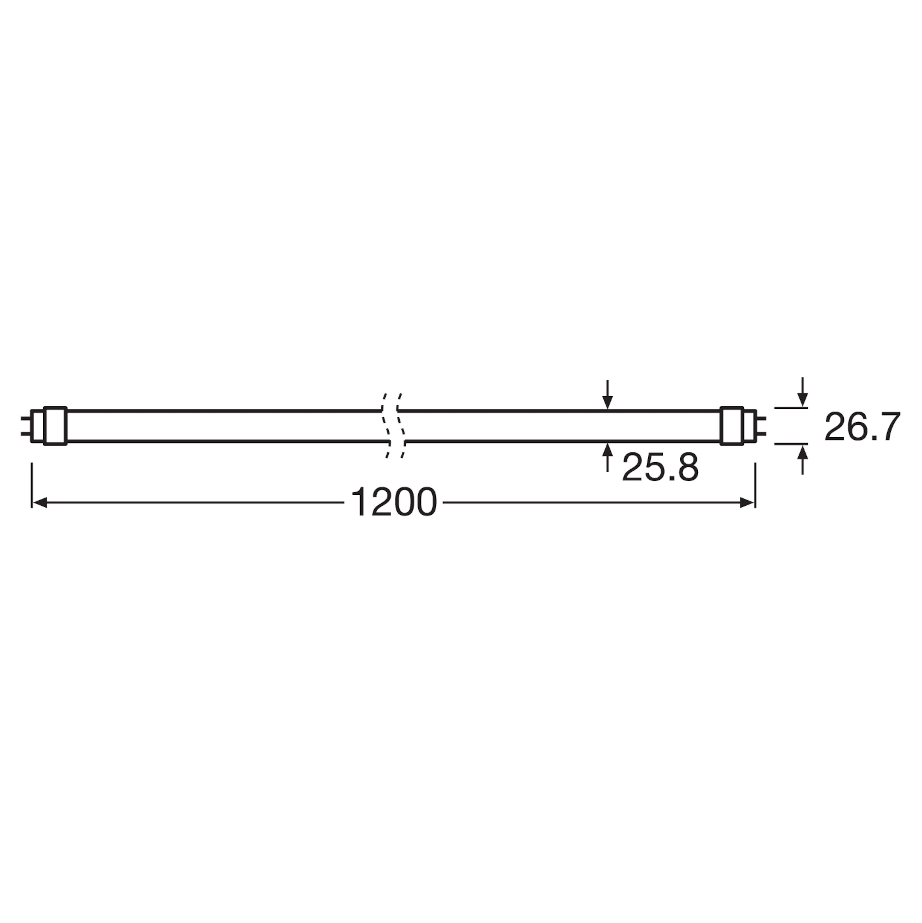 Osram LED-lysrør T8 (G13) 1620 lm
