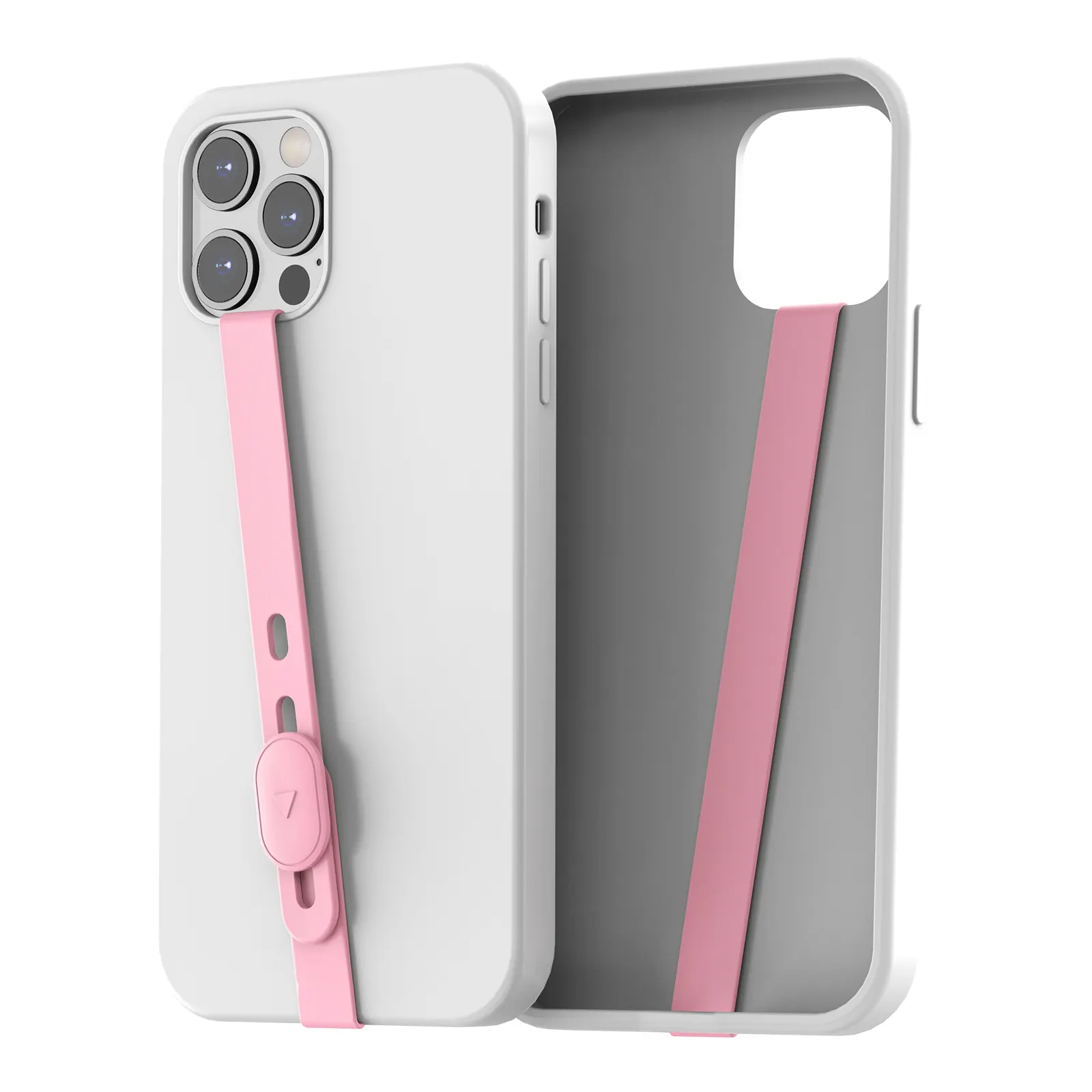 Universal Silikon Finger Griff Strap Halterung für Smartphones - Rosa