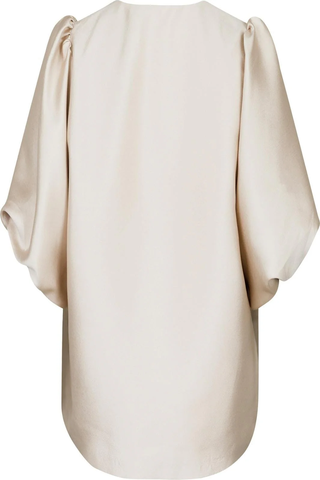 Neo Noir Aska Dull Satin Blouse sand