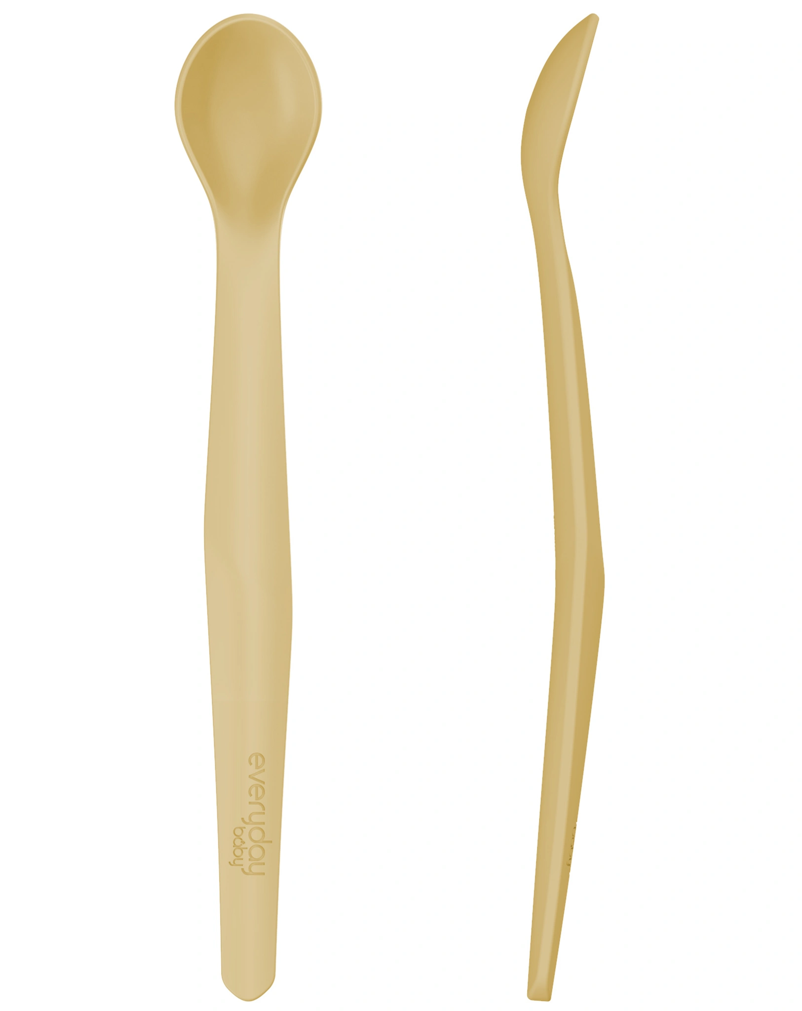 Silikon-Löffel EVERYDAY BABY - EAT & LEARN 2er Set in gelb