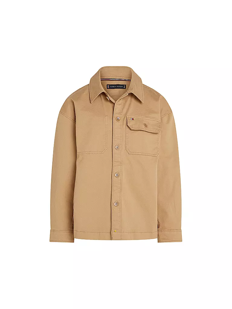 TOMMY HILFIGER Jungen Overshirt  beige