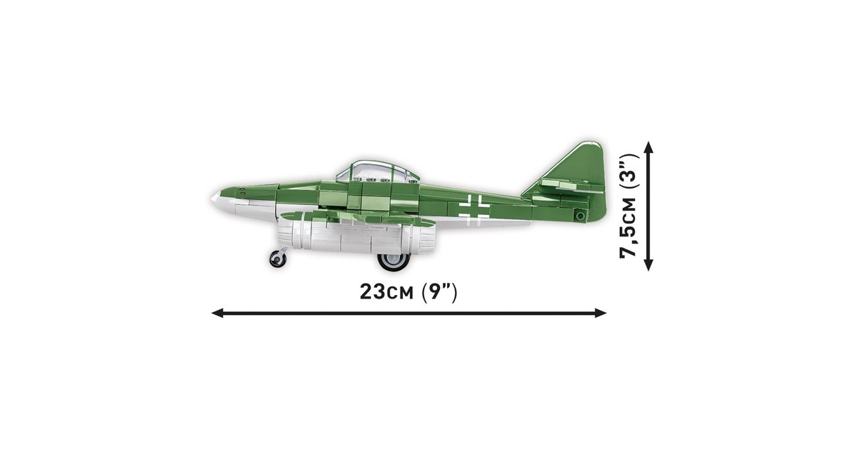 COBIHistorical Collection - Messerschmitt Me262 Constructiespeelgoed  (Schaal 1:48)
