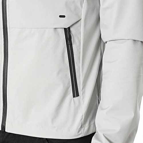 Veste Zippée Capuche Gris