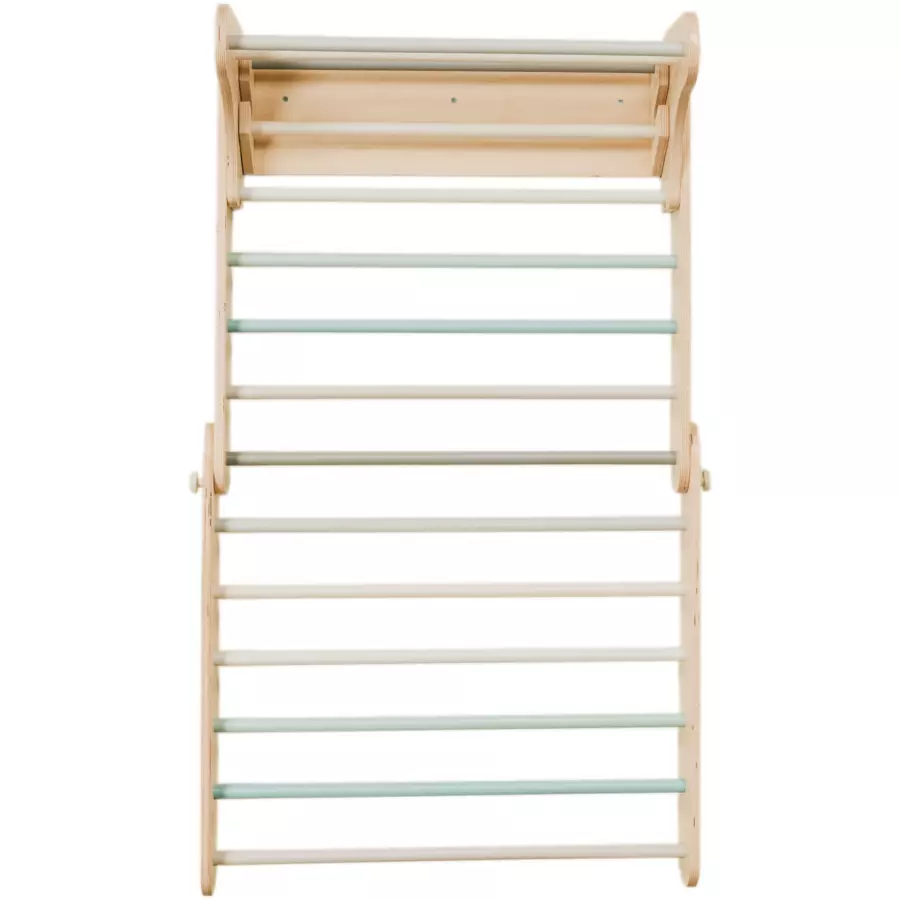 LEG & GO Kletterdreieck – Kletterwand (schwedisch) 2in1, pastell