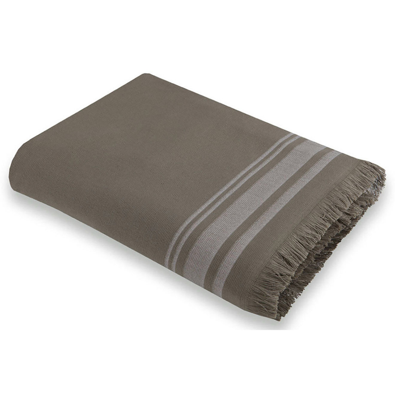 Febronie Fouta éponge Faro vert  - 100x180 cm