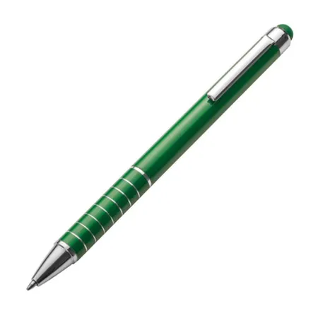 Macma Touchpen Kugelschreiber aus Metall, grün, 10 Stück