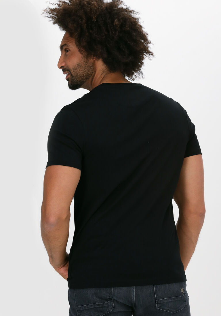 LYLE & SCOTT zwarte lyle & scott t-shirt plain t-shirt