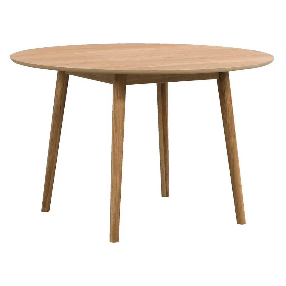 Eetkamertafel Ulfborg - eikenkleur - Ø120x75 cm