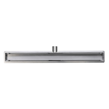 Marho Drip douchegoot met tegelrooster en flens 90 x 7 cm RVS