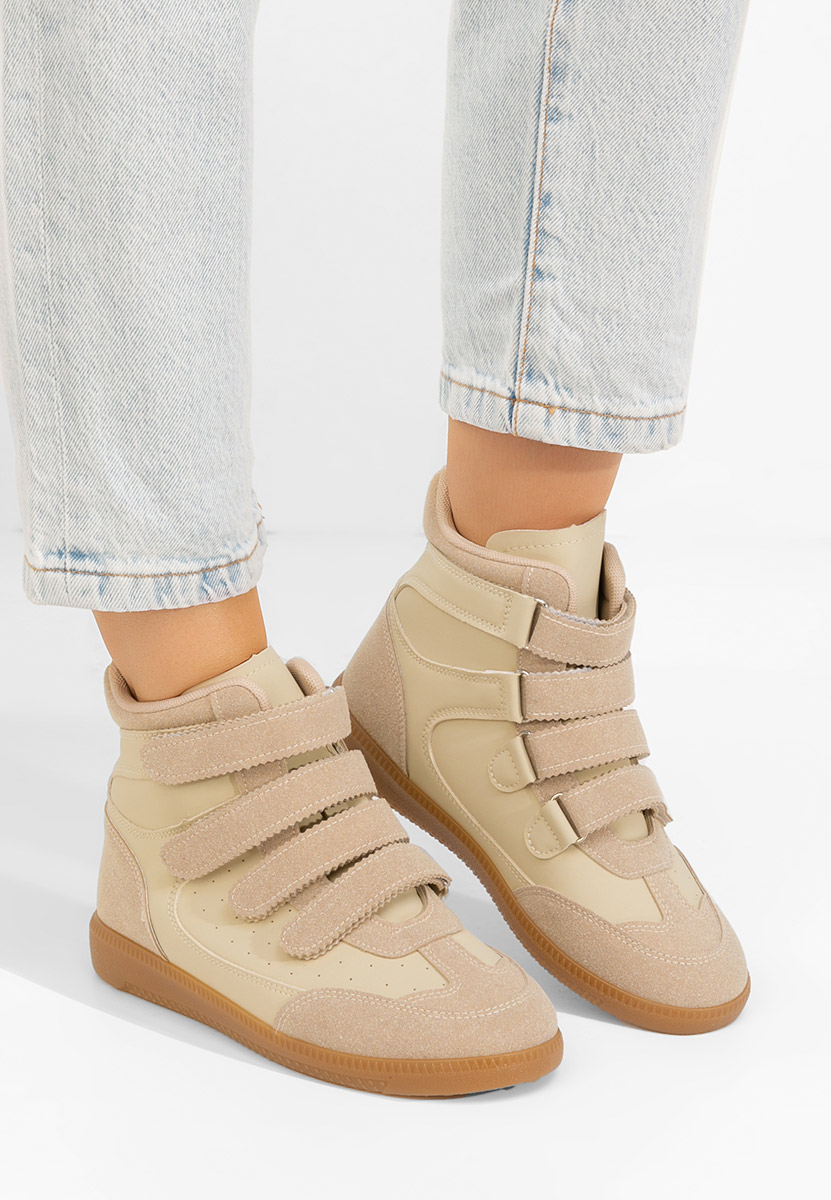 Baskets montantes kaki Fluvia
