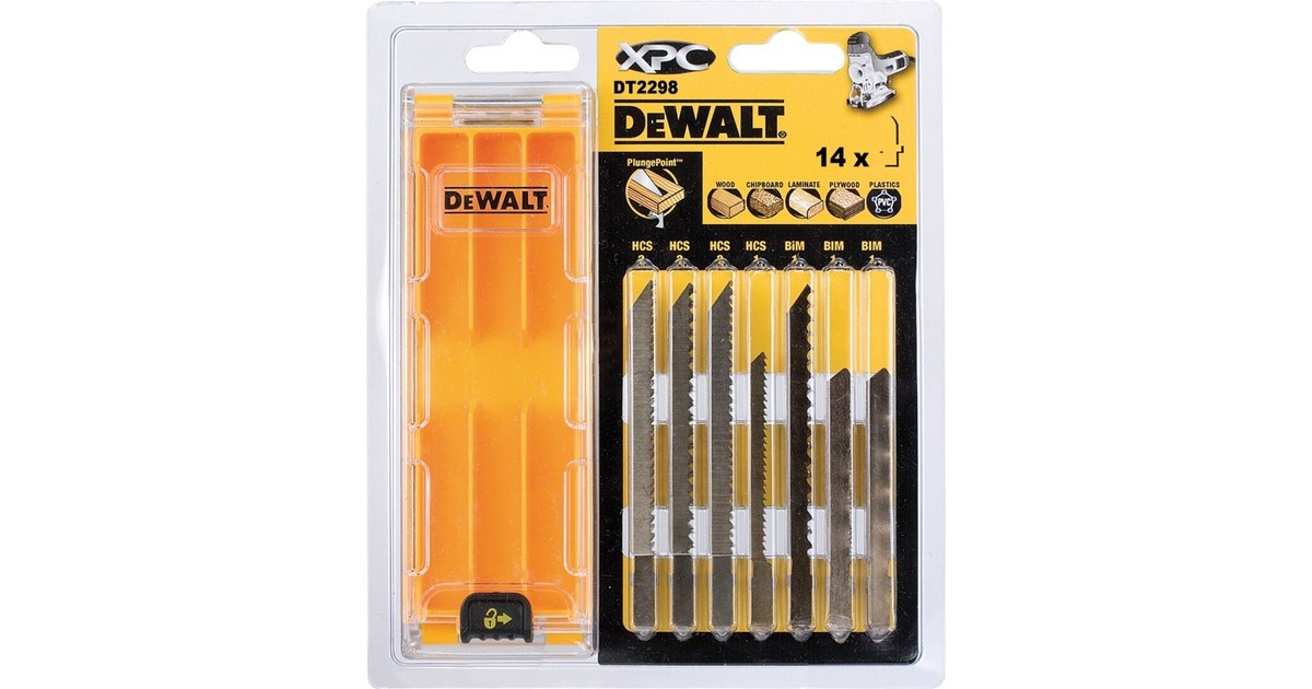 DEWALTDecoupeerzaagbladenset DT2298  (14-delig)
