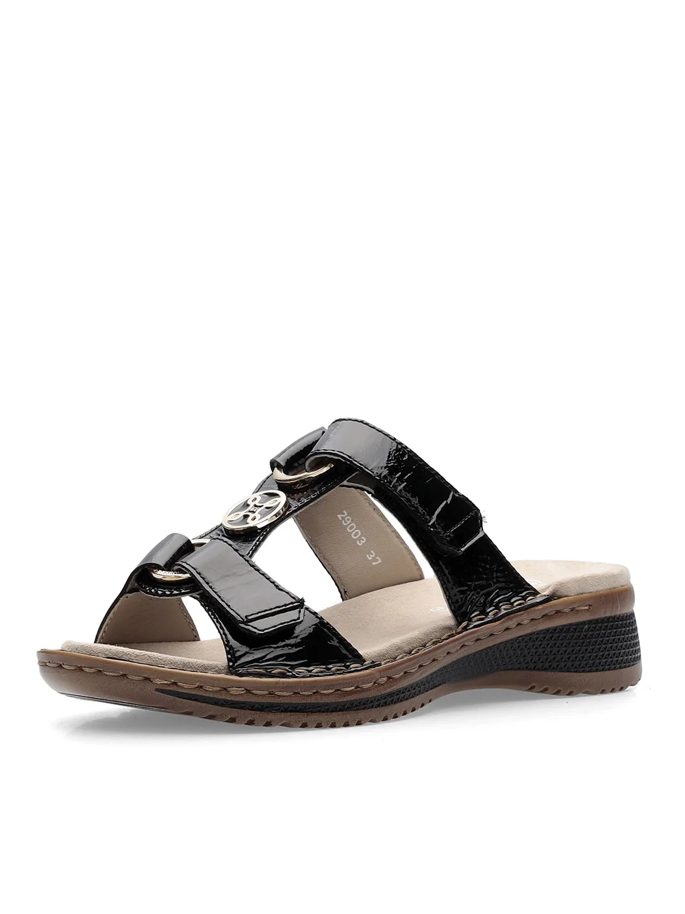 Pantolette Hawaii schwarz