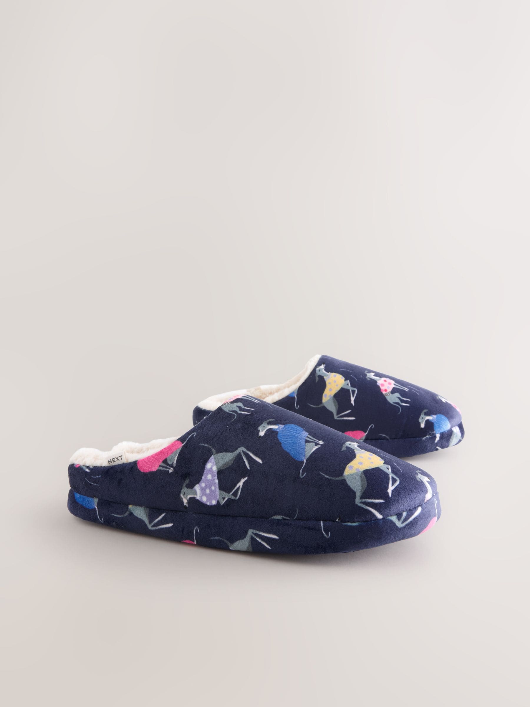 Navy Whippet - Pantoffelmuiltjes