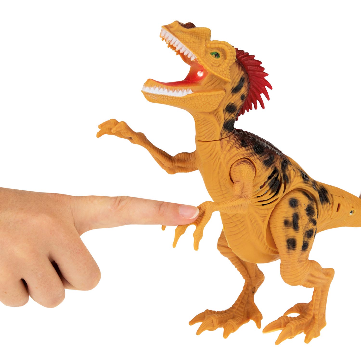 World of Dinosaurs Dino met Geluid en Ei Oranje