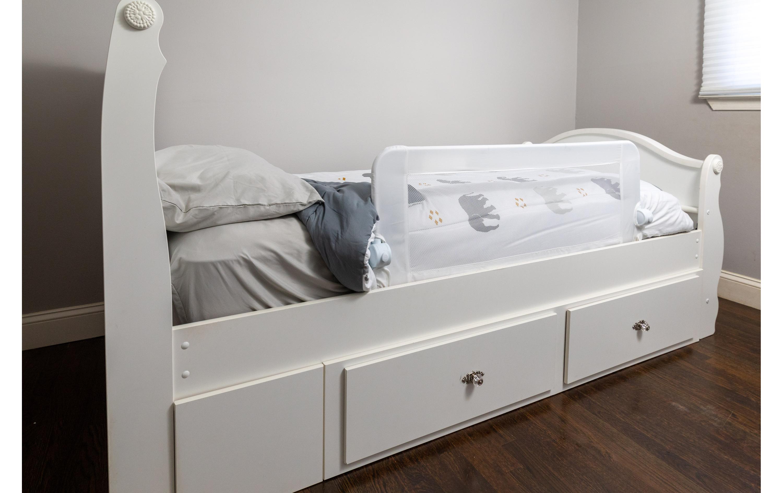 Bettgitter Maggie Weiss 110 x 50 cmGeeignet für Standard & Boxspringbetten