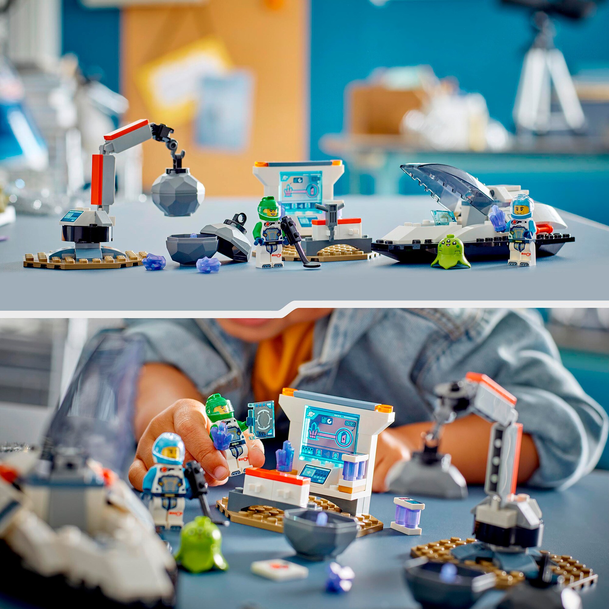 LEGO Konstruktionsspielzeug City Bergung eines Asteroiden im Weltall