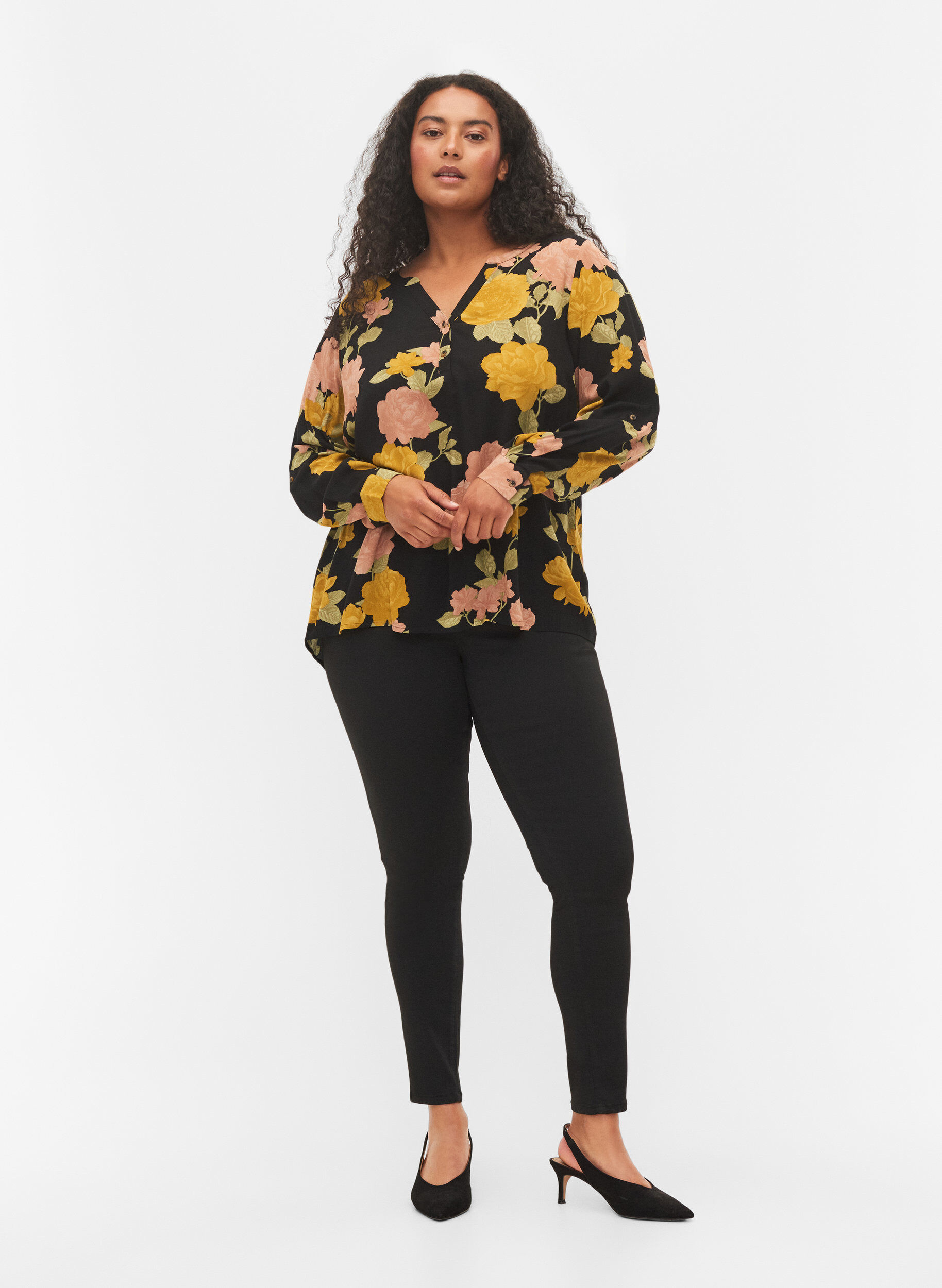 Stay black Amy jeans med høj talje