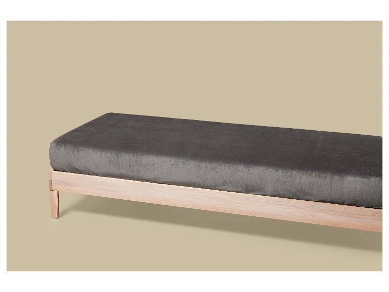Pluche hoeslaken 90-100 x 200 cm