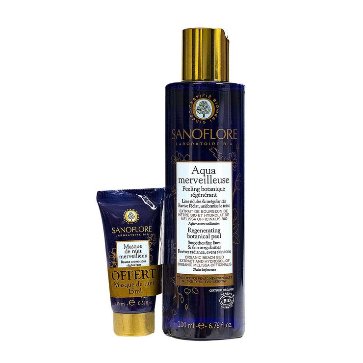 Peeling botanique 200ml + masque nuit 15ml offert