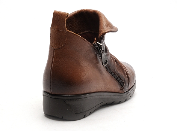 Paula urban boots bottine plates femme 236 marron