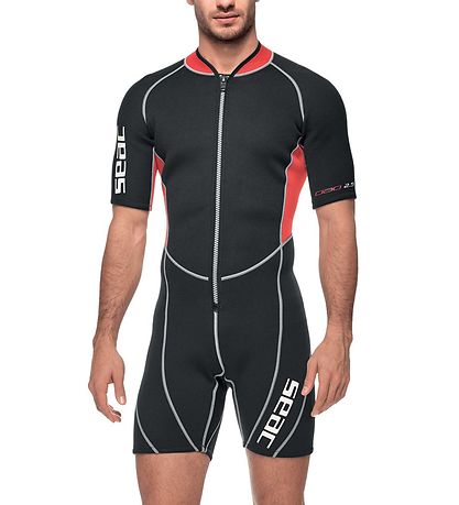 Seac Neoprenanzug - Ciao Shorty Man 2,5 mm - Schwarz/Rot
