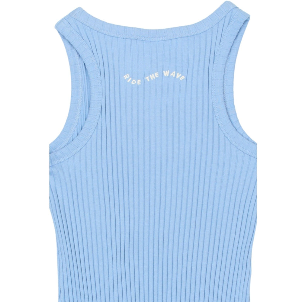 Køb The New Forever Blue Tntove S_L Rib Kjole
