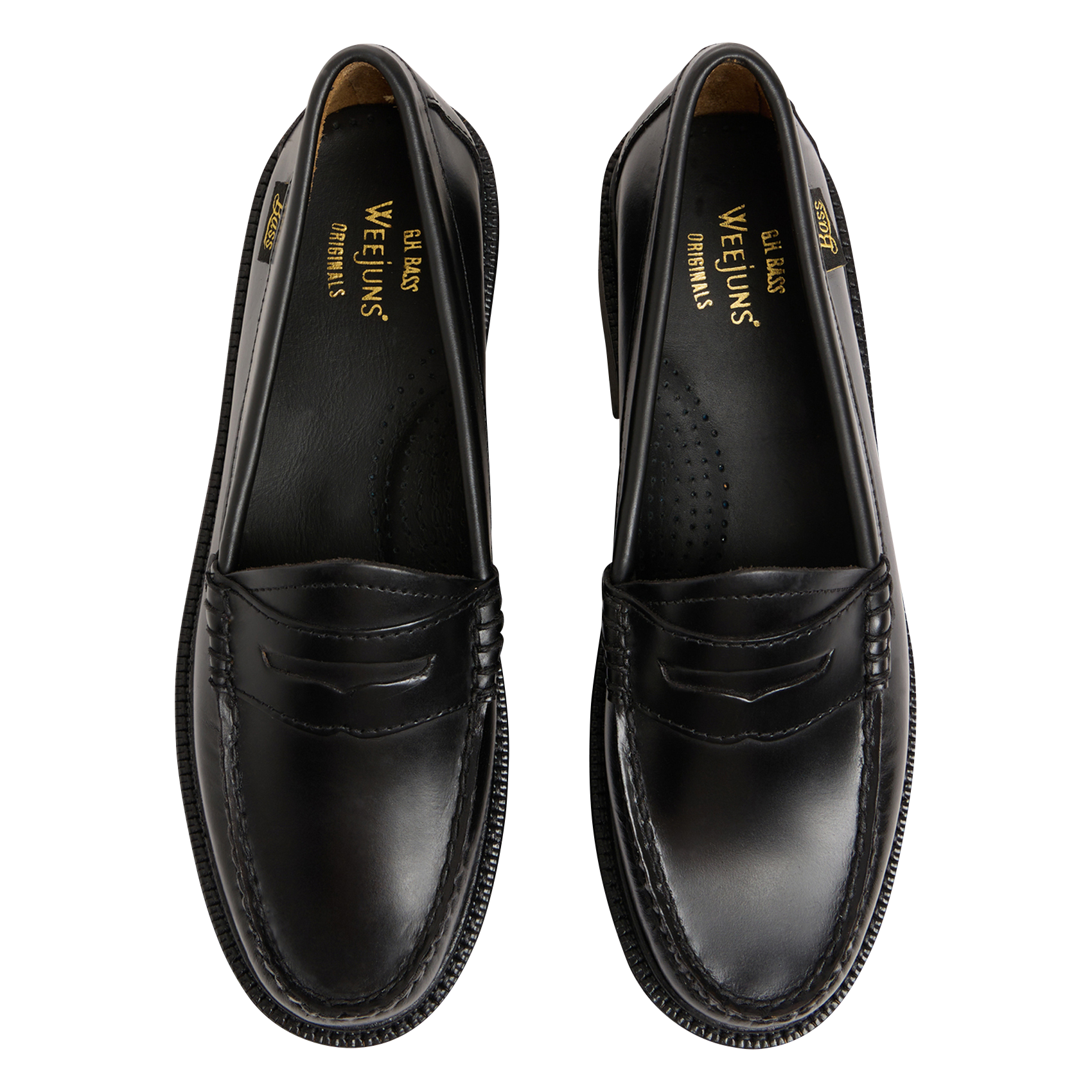 EMMY - Mocassins en cuir| Noir