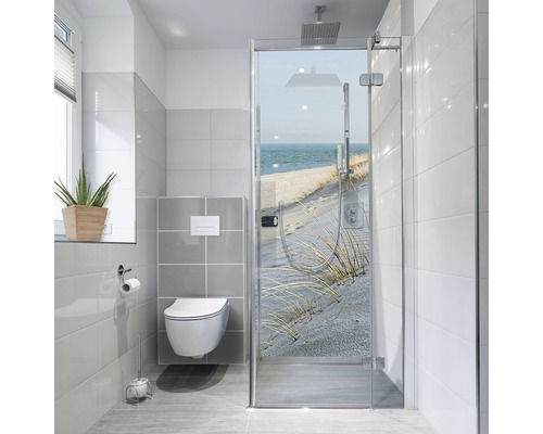Douche achterwandfolie mySpotti Fresh Sea Coast 100 x 255 cm