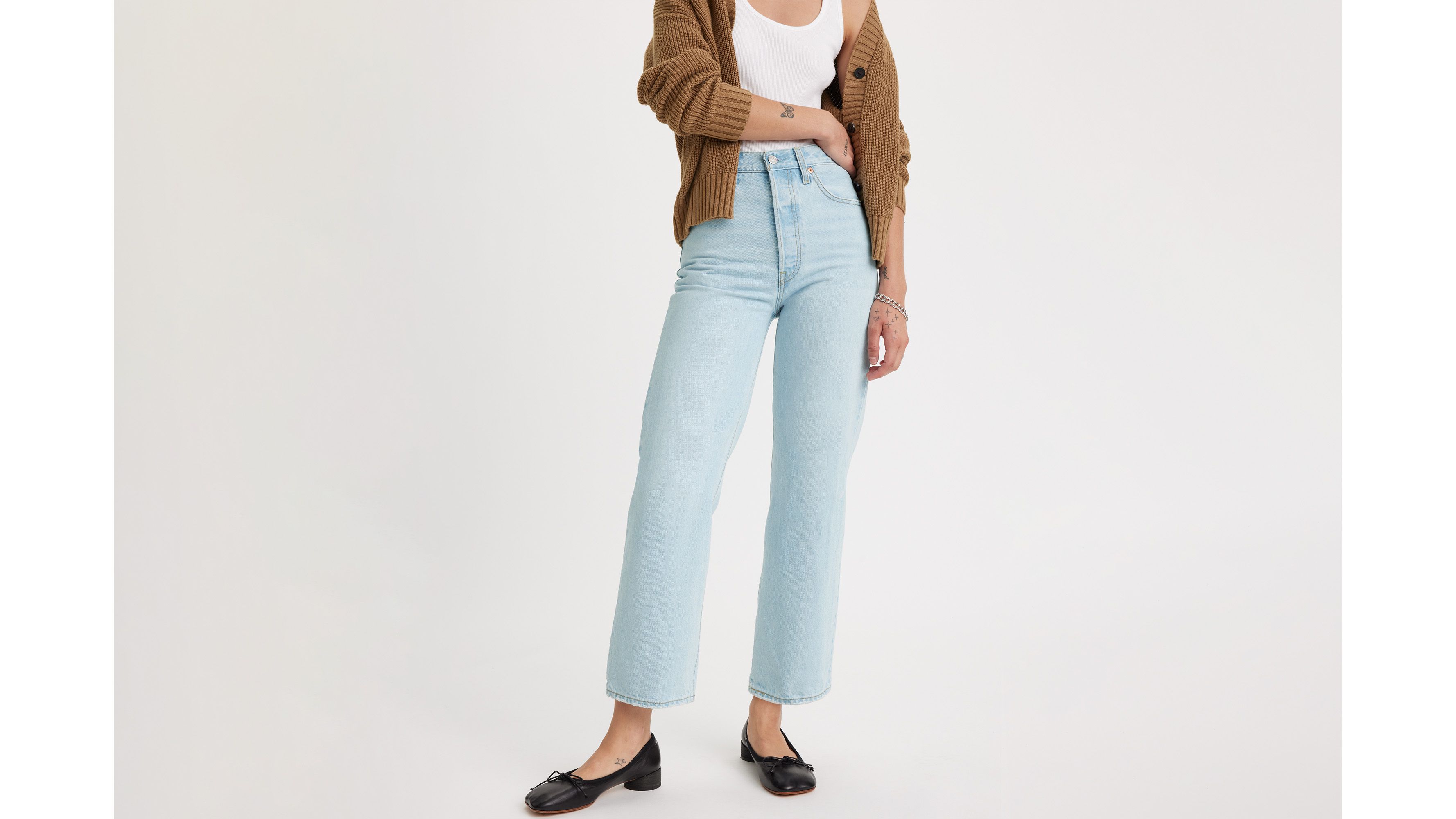 Jean droit Ribcage cheville - Ojai Shore - Bleu